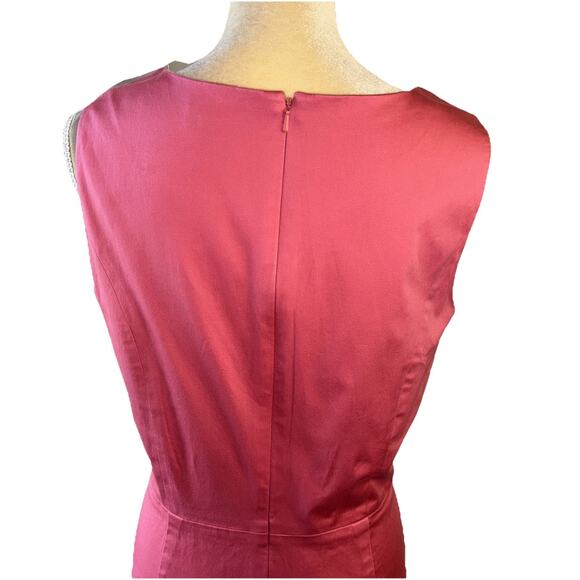 Brooks Brothers 346 Pink Sleeveless Sheath Dress Size 12 - Picture 6 of 9